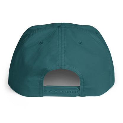 Mount Hood Surf Cap in atlantic, back product mockup