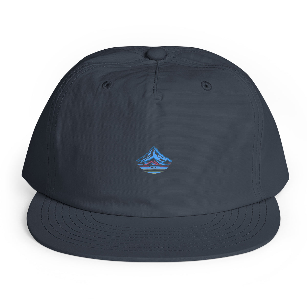 Mount Hood Surf Cap in petrol blue, front product mockup
