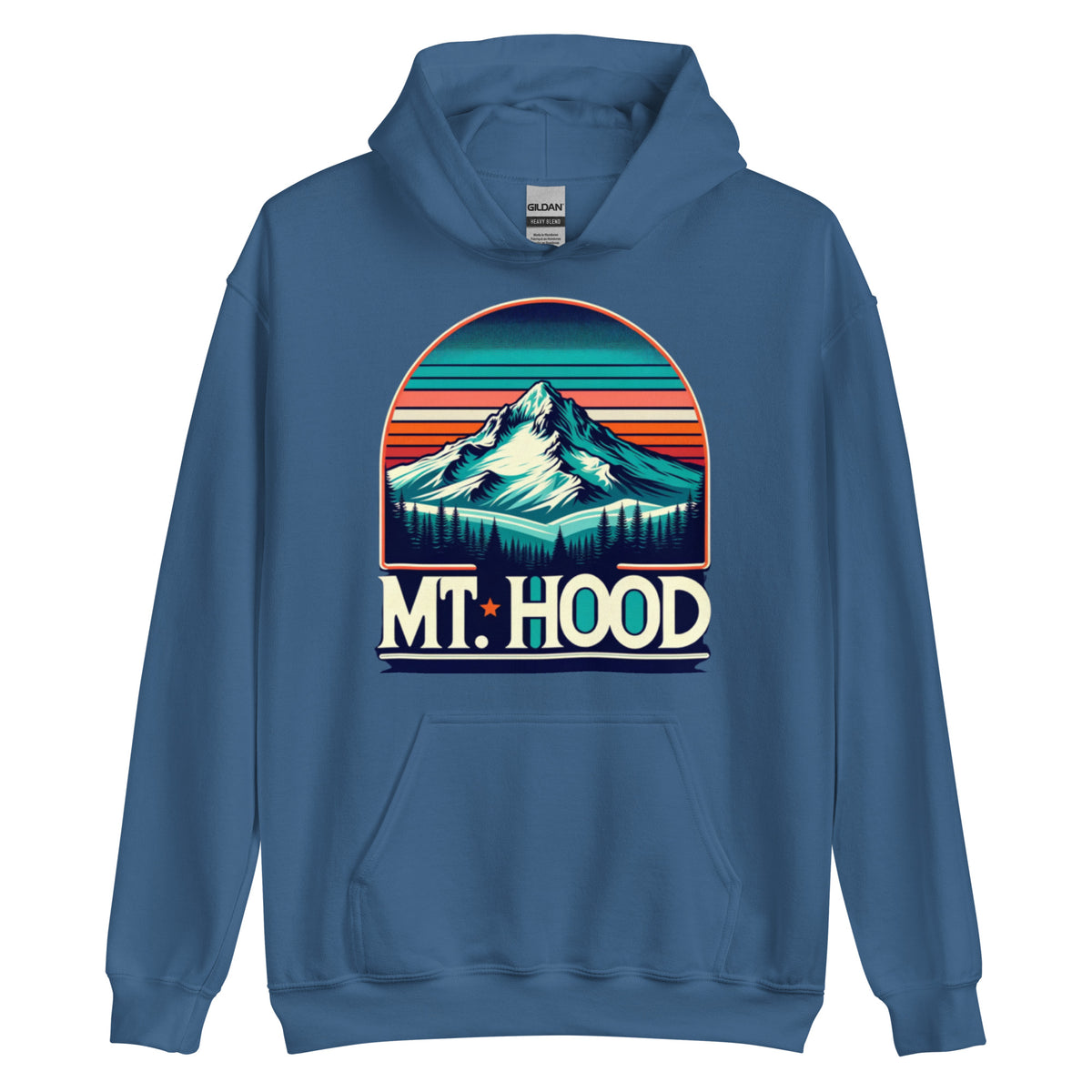 The Retro Mt. Hood Hoodie - front view