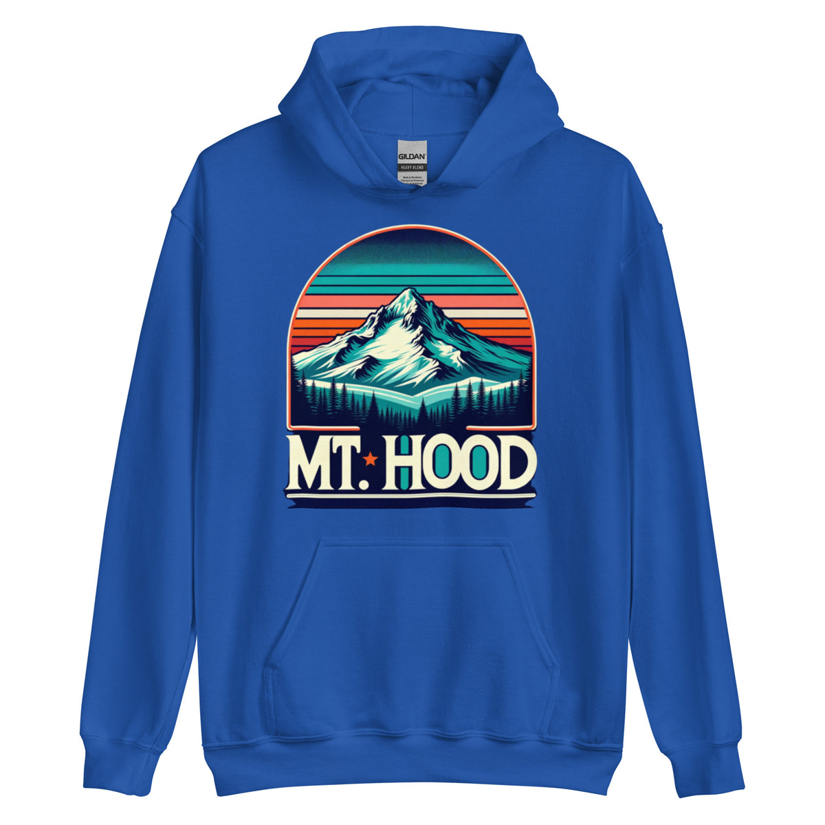The Retro Mt. Hood Hoodie - front view