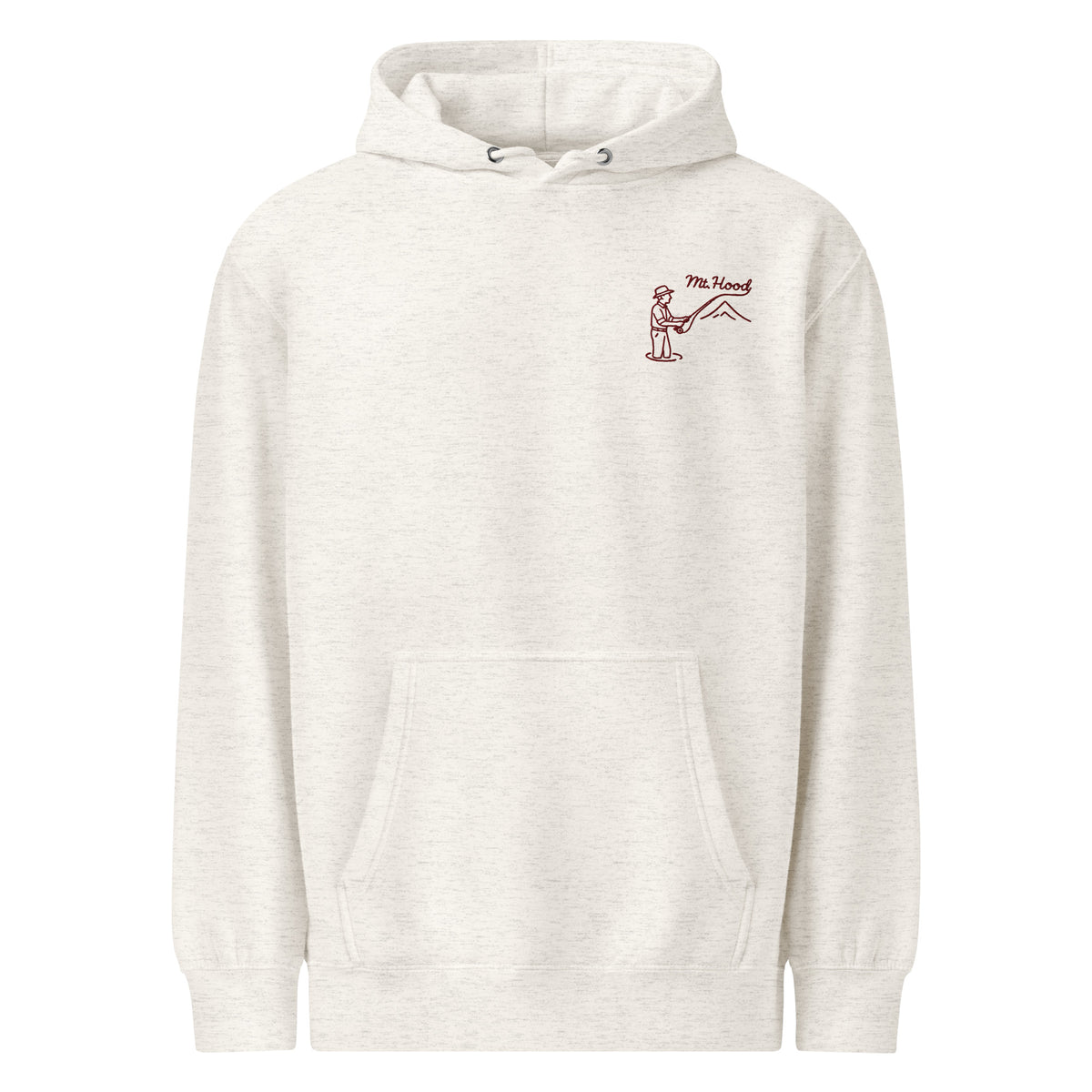 Mt. Hood Fisherman Hoodie - front view